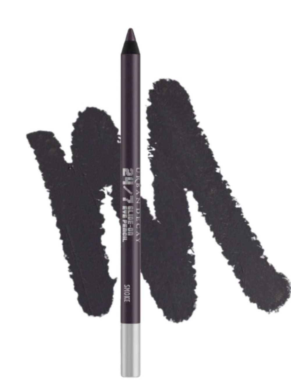 NIB Urban Decay 24/7 Waterproof Glide-on Eye Pencil in Smoke Full Size Eyeline